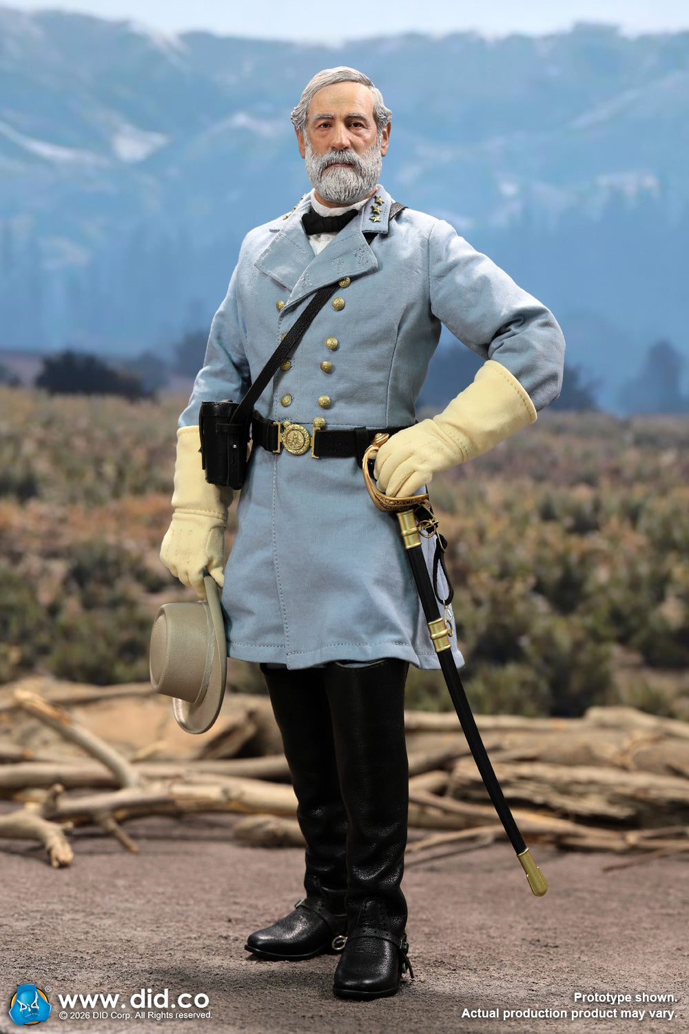 1:6 scale DID NS80198 US Civil War Confederate Army General Robert Edward Lee 12" Figure  (PREORDER)