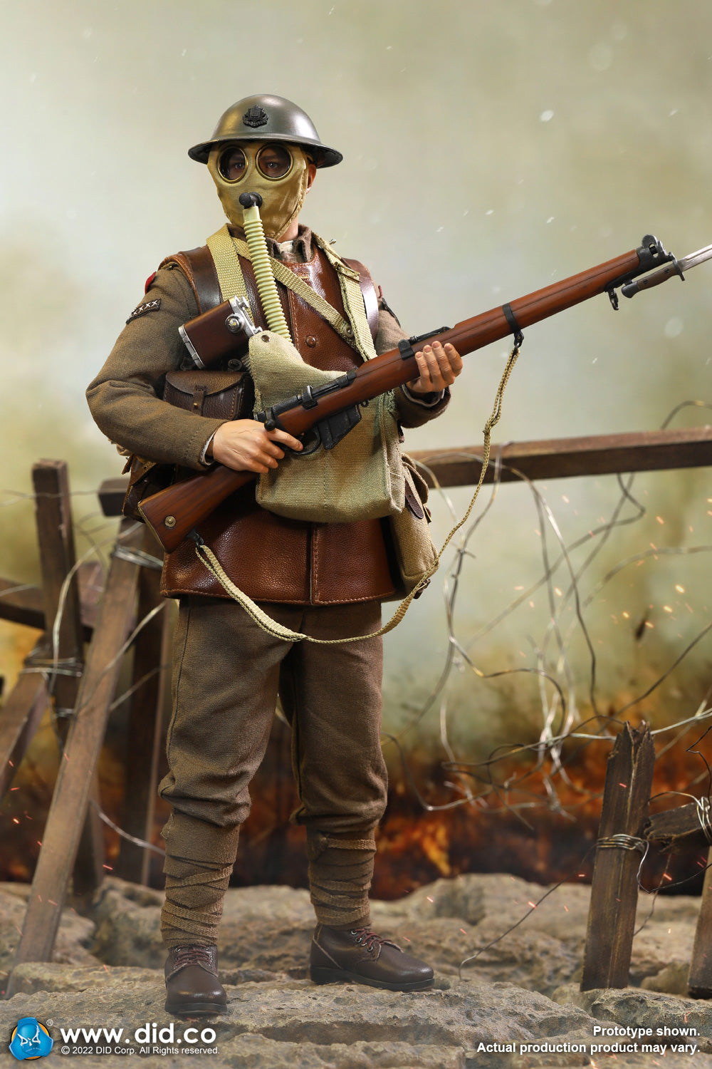 1:6 scale DiD WWI British infantry Lance Corporal Tom 12" Action Figure B11013