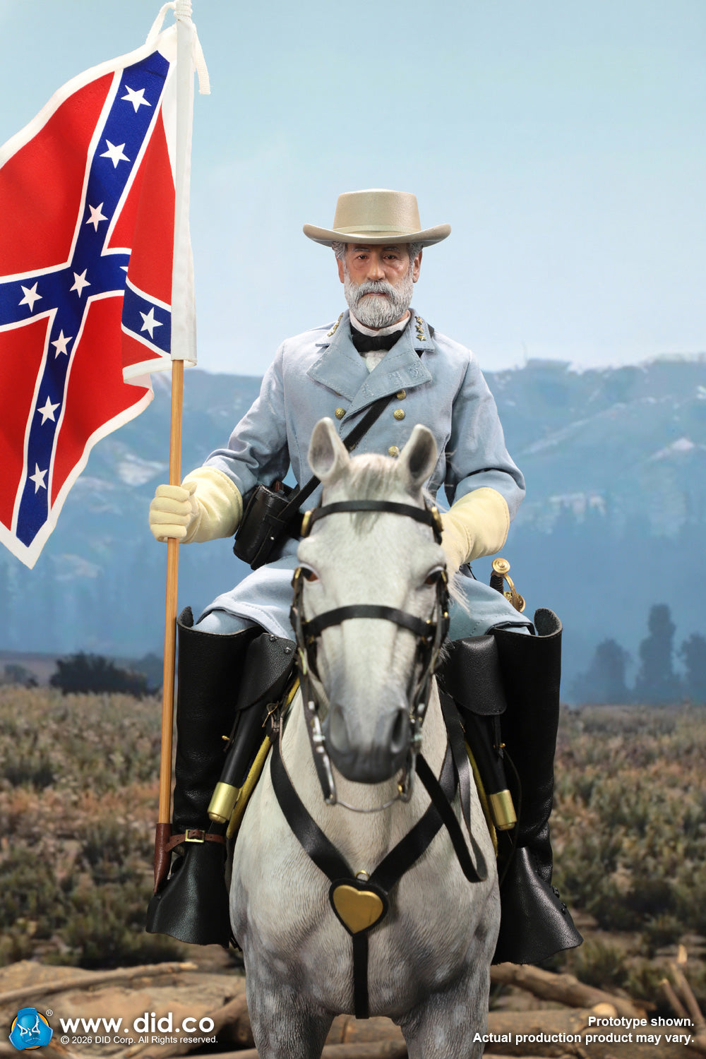 1:6 scale DID NS80198 US Civil War Confederate Army General Robert Edward Lee 12" Figure  (PREORDER)