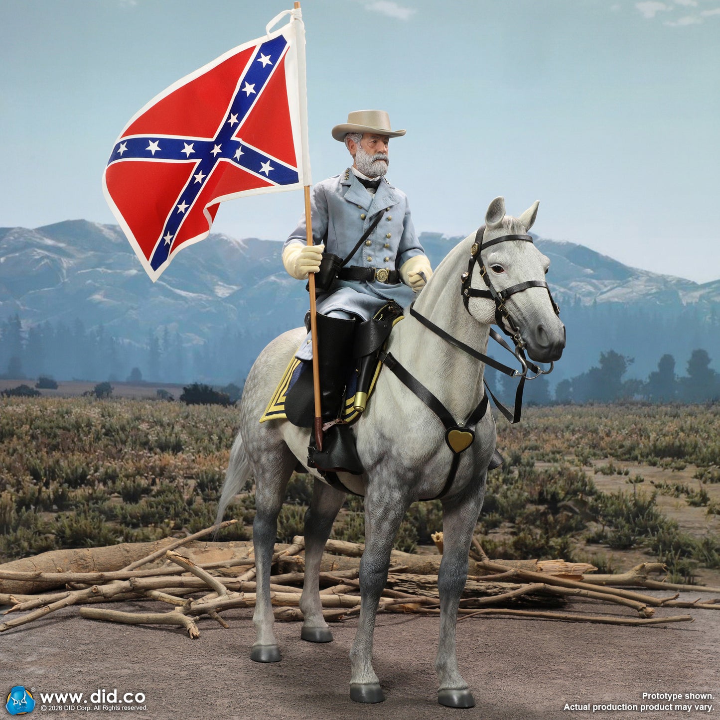 1:6 scale DID NS80198 US Civil War Confederate Army General Robert Edward Lee 12" Figure  (PREORDER)