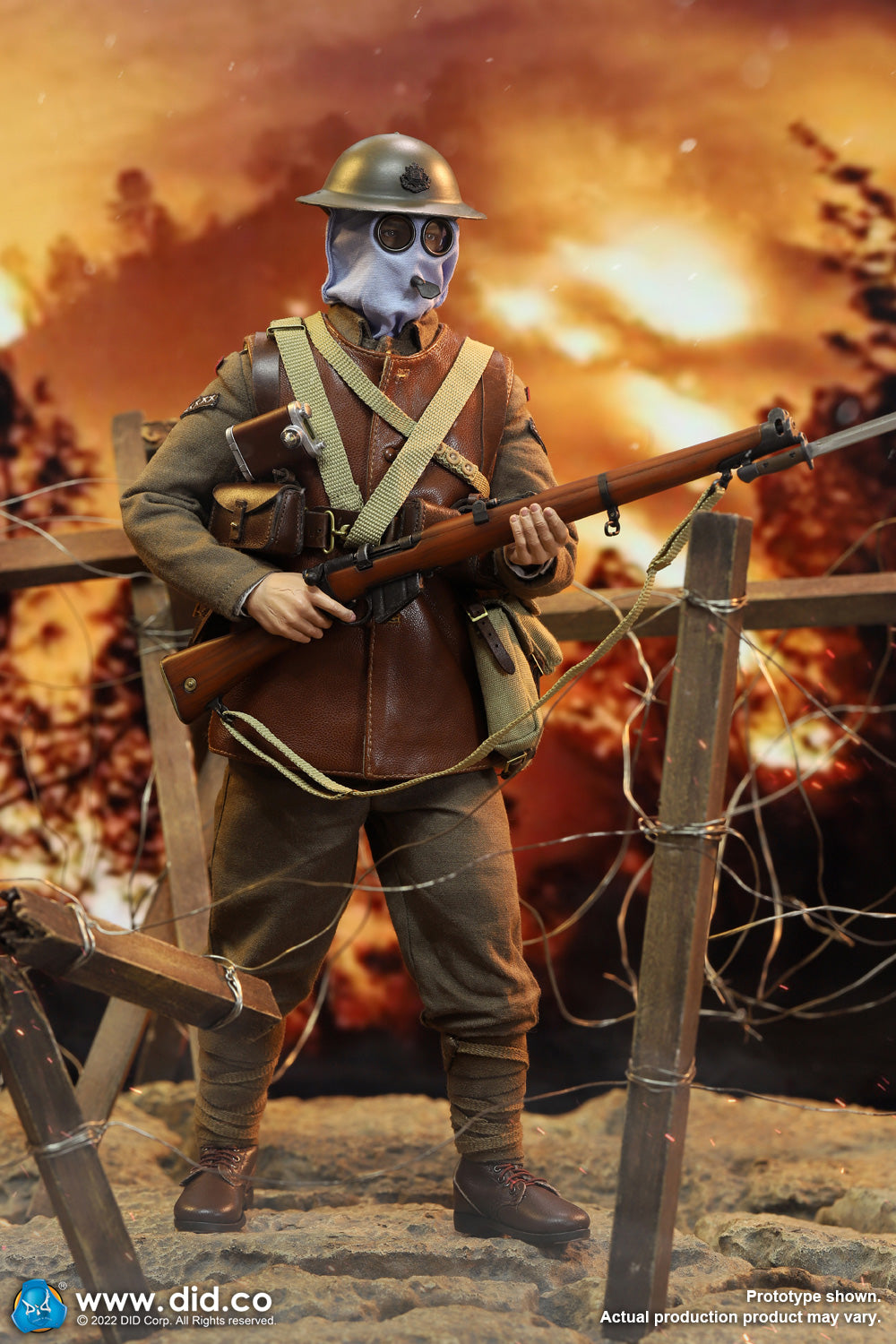 1:6 scale DiD WWI British infantry Lance Corporal Tom 12" Action Figure B11013