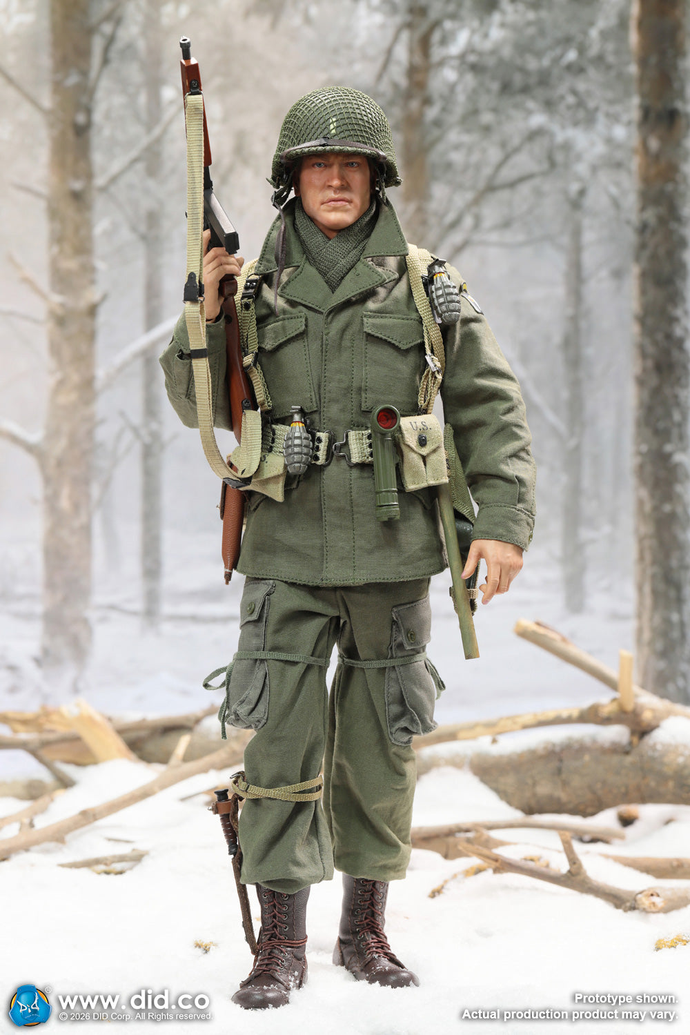 1:6 scale DiD WWII US Army 101st Airborne Division 506th PIR Lt. Buck 12" Figure A80199 (PREORDER)
