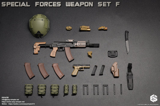 1:6 scale Easy & Simple Special Forces Weapon Set F Ver. B for 12" Figures 06045B