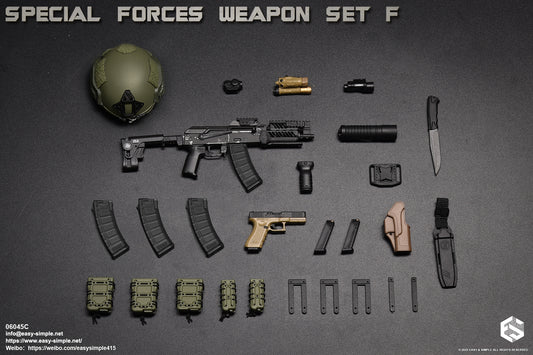 1:6 scale Easy & Simple Special Forces Weapon Set F Ver. C for 12" Figures 06045C
