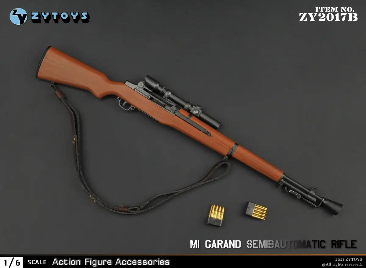1:6 scale ZY Toys WWII US M1 Garand Sniper Rifle Weapon Set for 12" Figures ZY2017B