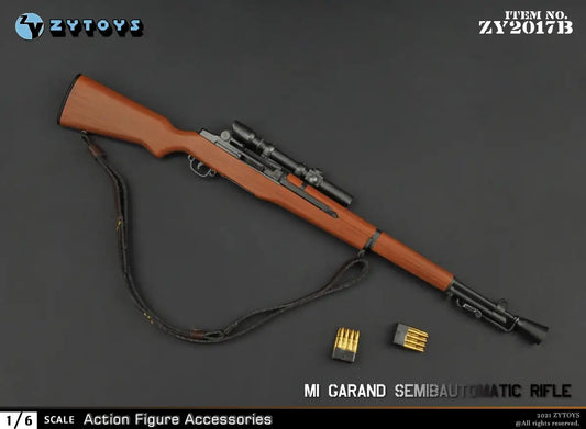 1:6 scale ZY Toys WWII US M1 Garand Sniper Rifle Weapon Set for 12" Figures ZY2017B