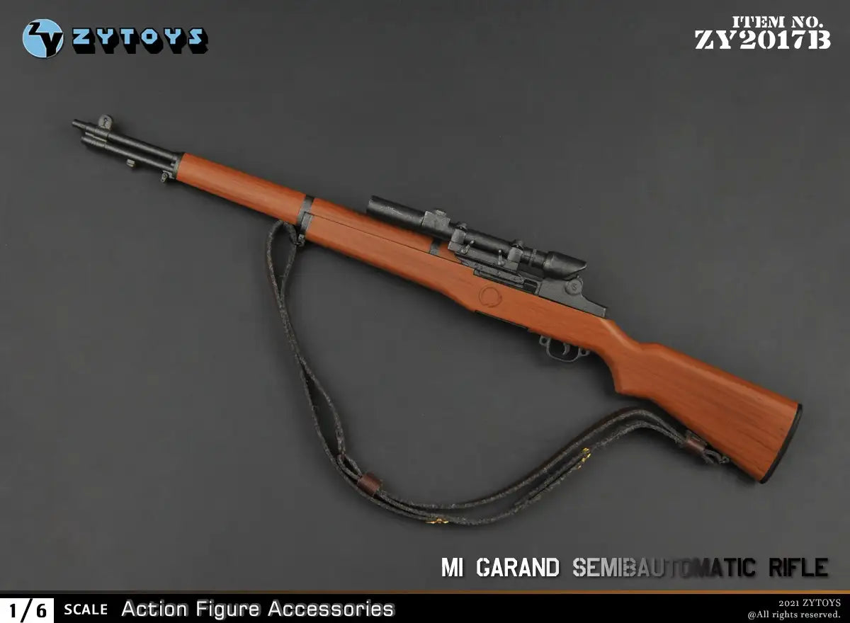 1:6 scale ZY Toys WWII US M1 Garand Sniper Rifle Weapon Set for 12" Figures ZY2017B