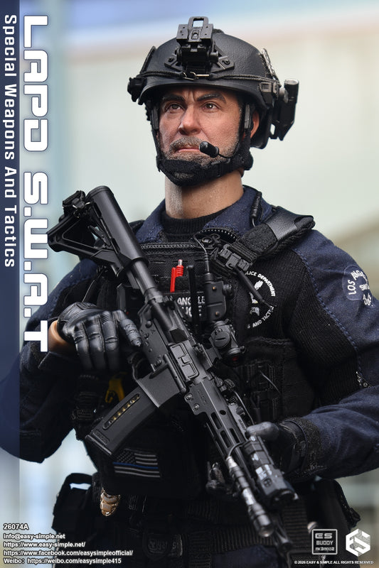1:6 scale Easy & Simple LAPD S.W.A.T Special Weapons and Tactics 12" Figure 26074A (PREORDER)