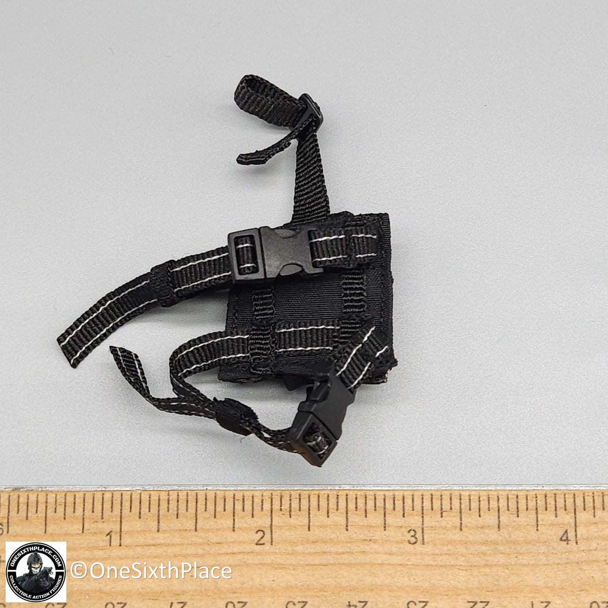 1:6 scale Easy & Simple LAPD SWAT Black Leg Pouch for 12" Figures