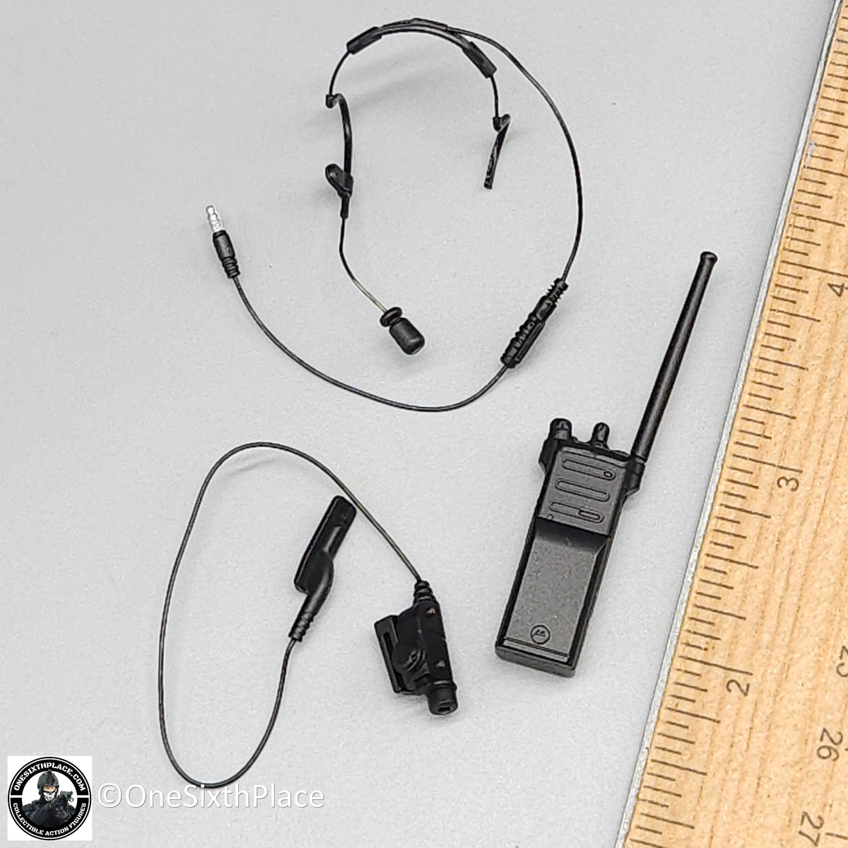 1:6 scale Easy & Simple LAPD SWAT Tactical Radio Set for 12" Figures