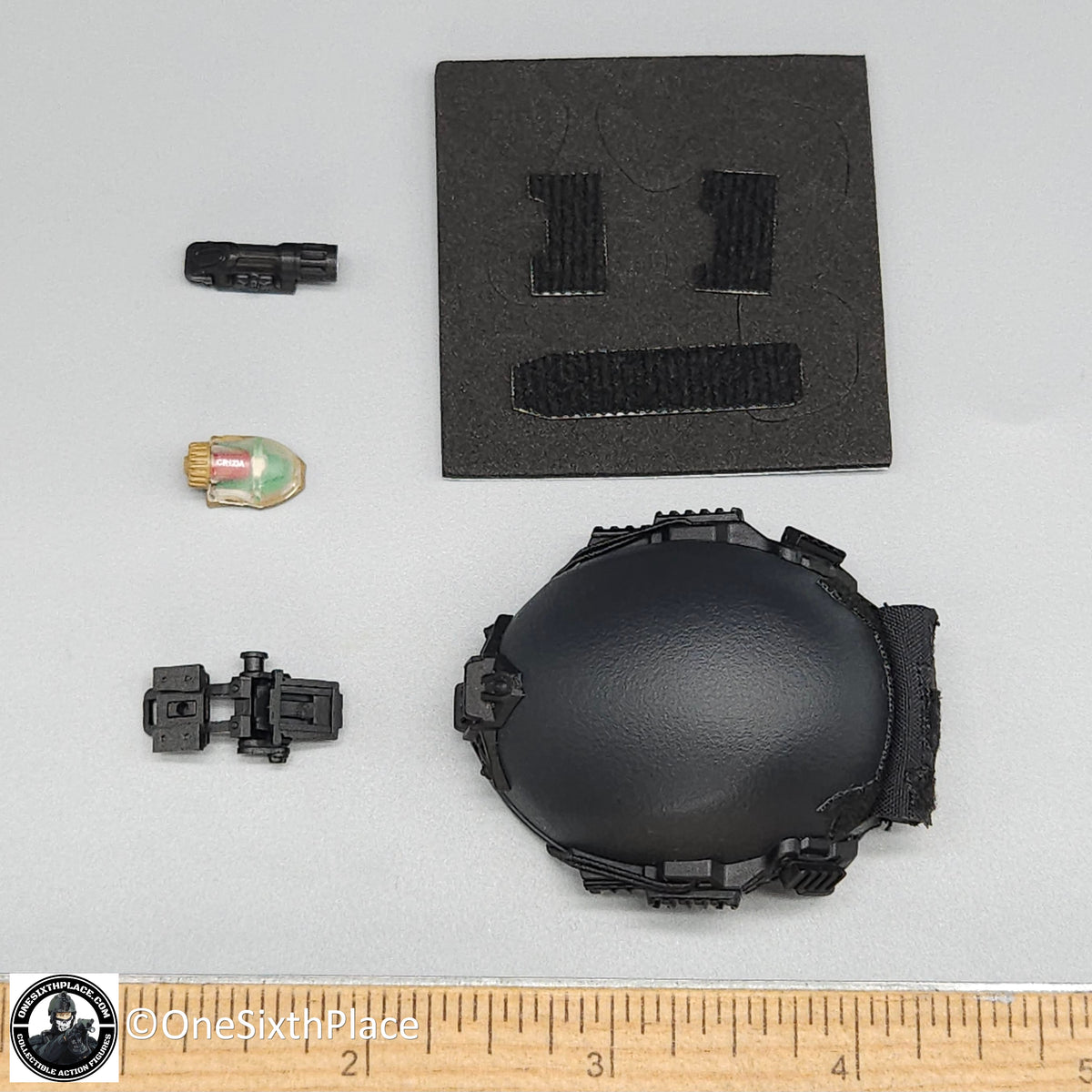 1:6 scale Easy & Simple LAPD SWAT Ballistic Helmet for 12" Figures