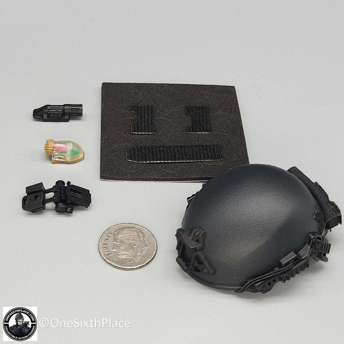 1:6 scale Easy & Simple LAPD SWAT Ballistic Helmet for 12" Figures