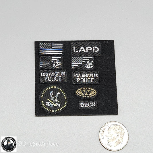 1:6 scale Easy & Simple SWAT Patches Set for 12" Figures