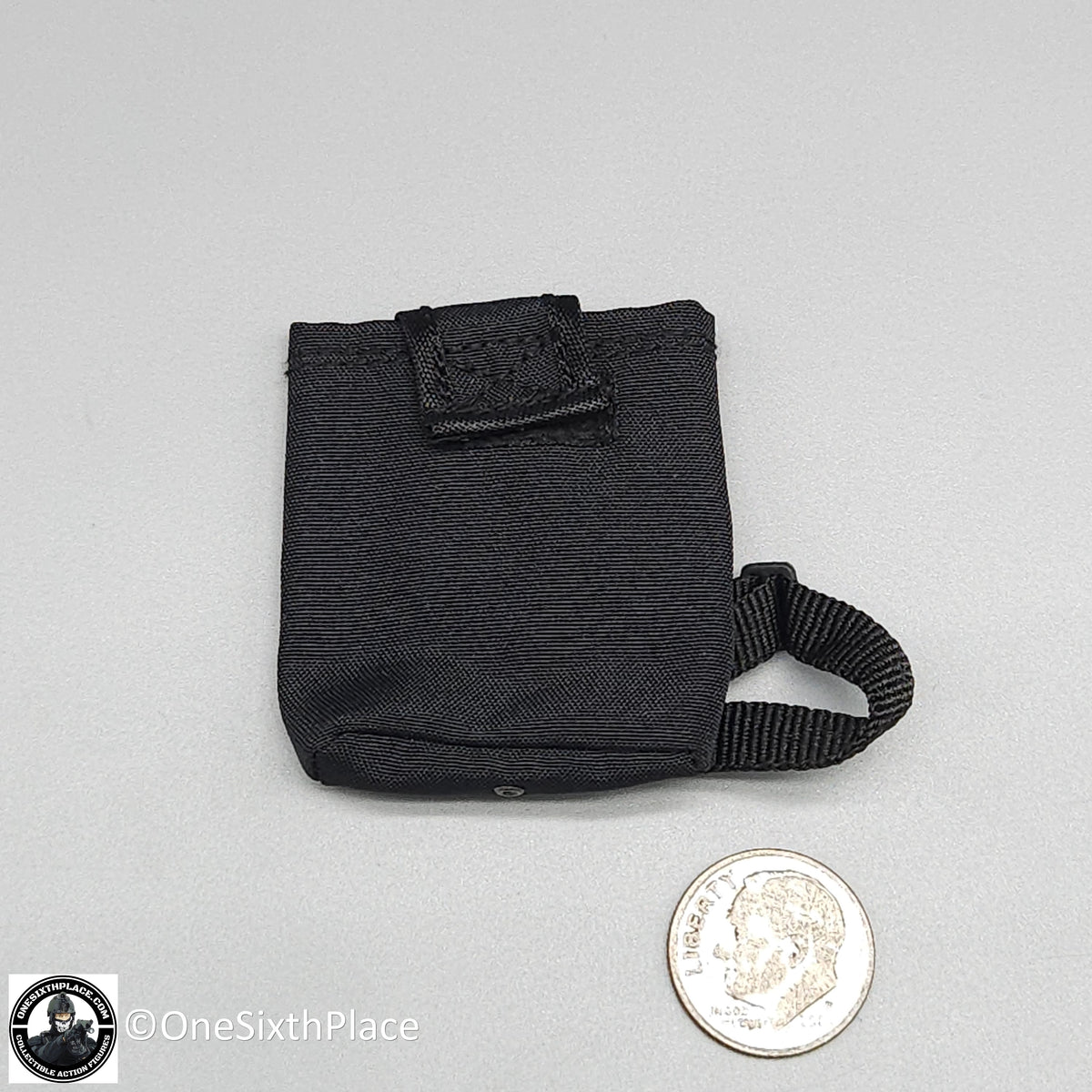 1:6 scale Easy & Simple LAPD SWAT Black Dump Pouch for 12" Figures