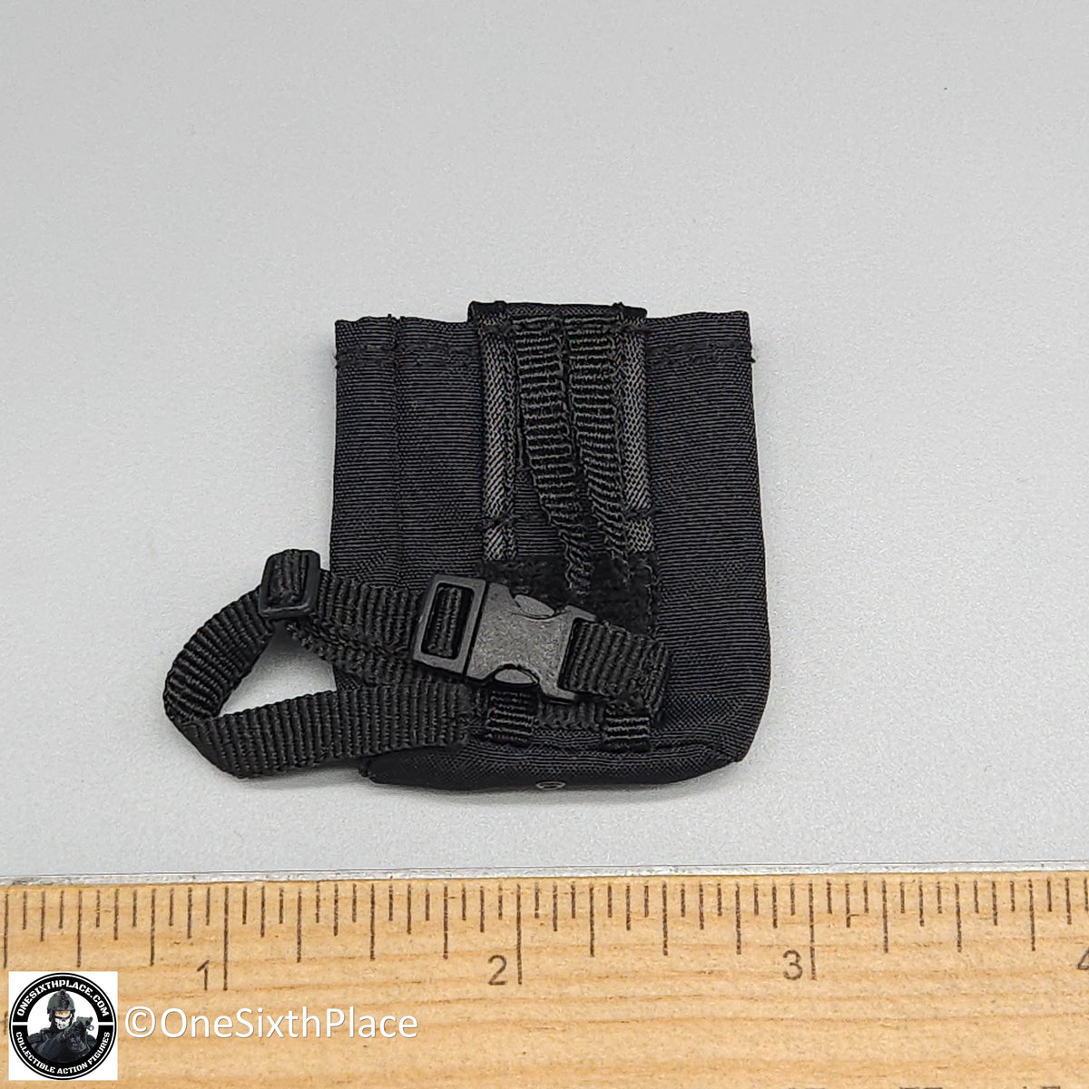1:6 scale Easy & Simple LAPD SWAT Black Dump Pouch for 12" Figures