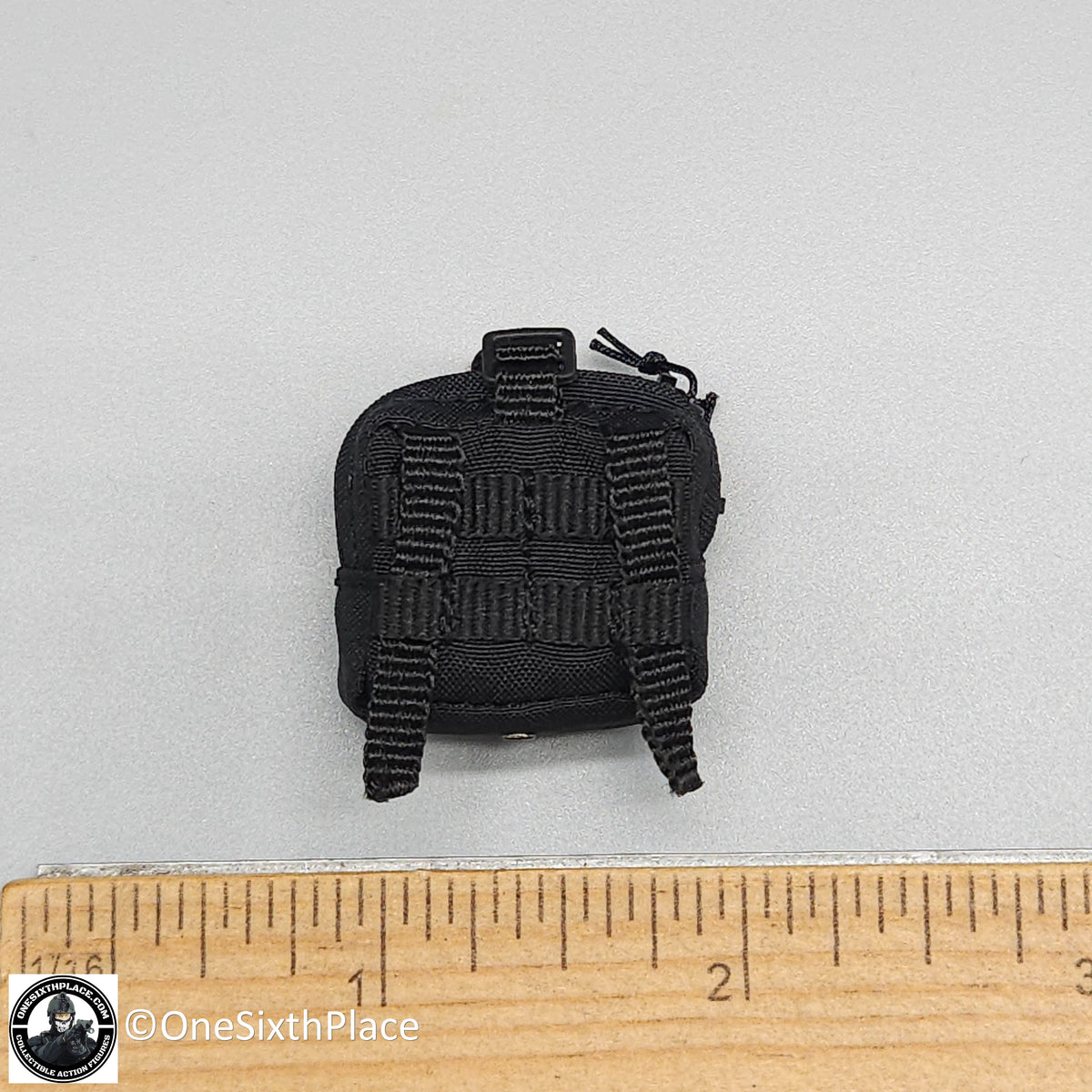 1:6 scale Easy & Simple LAPD SWAT Black Medic Pouch for 12" Figures