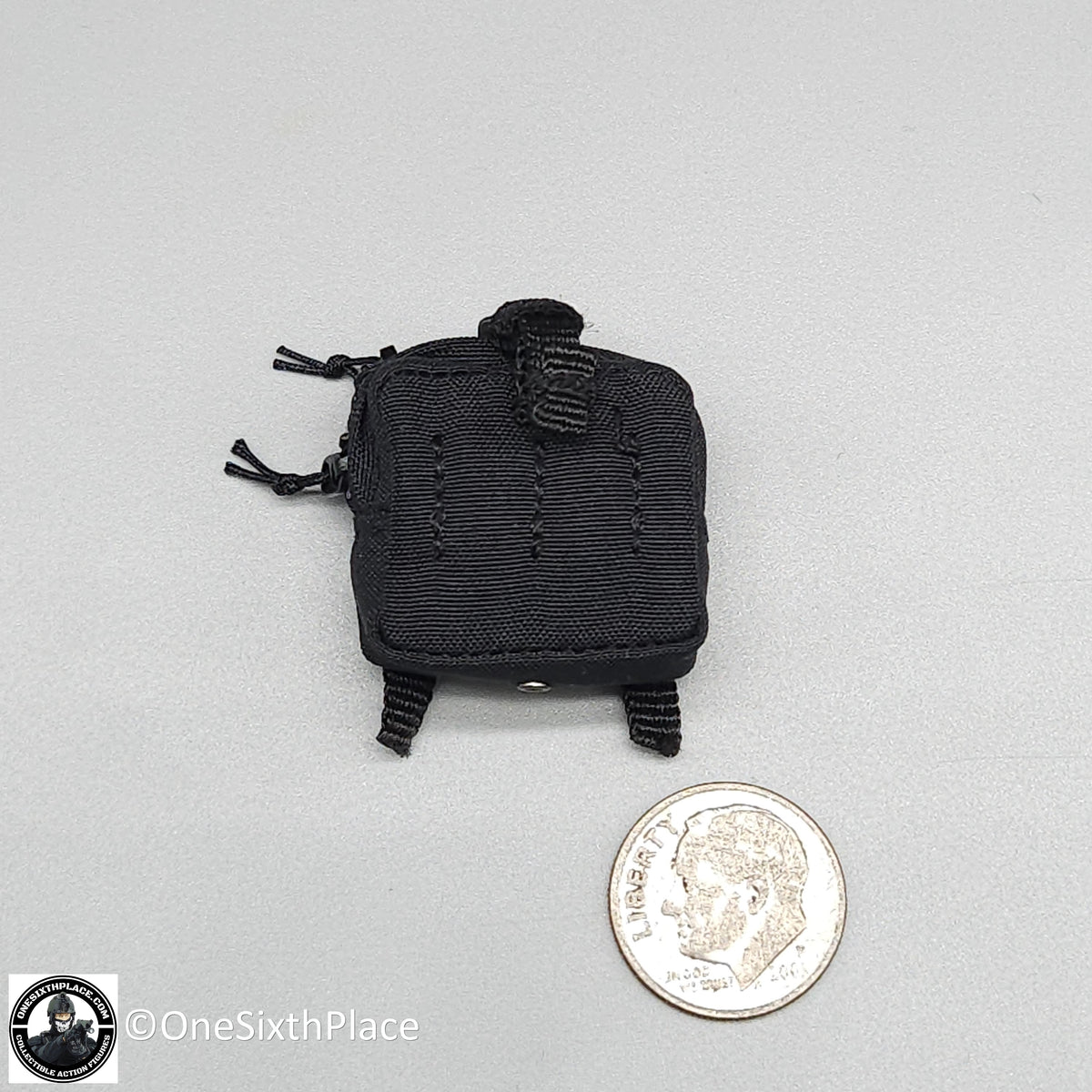 1:6 scale Easy & Simple LAPD SWAT Black Medic Pouch for 12" Figures