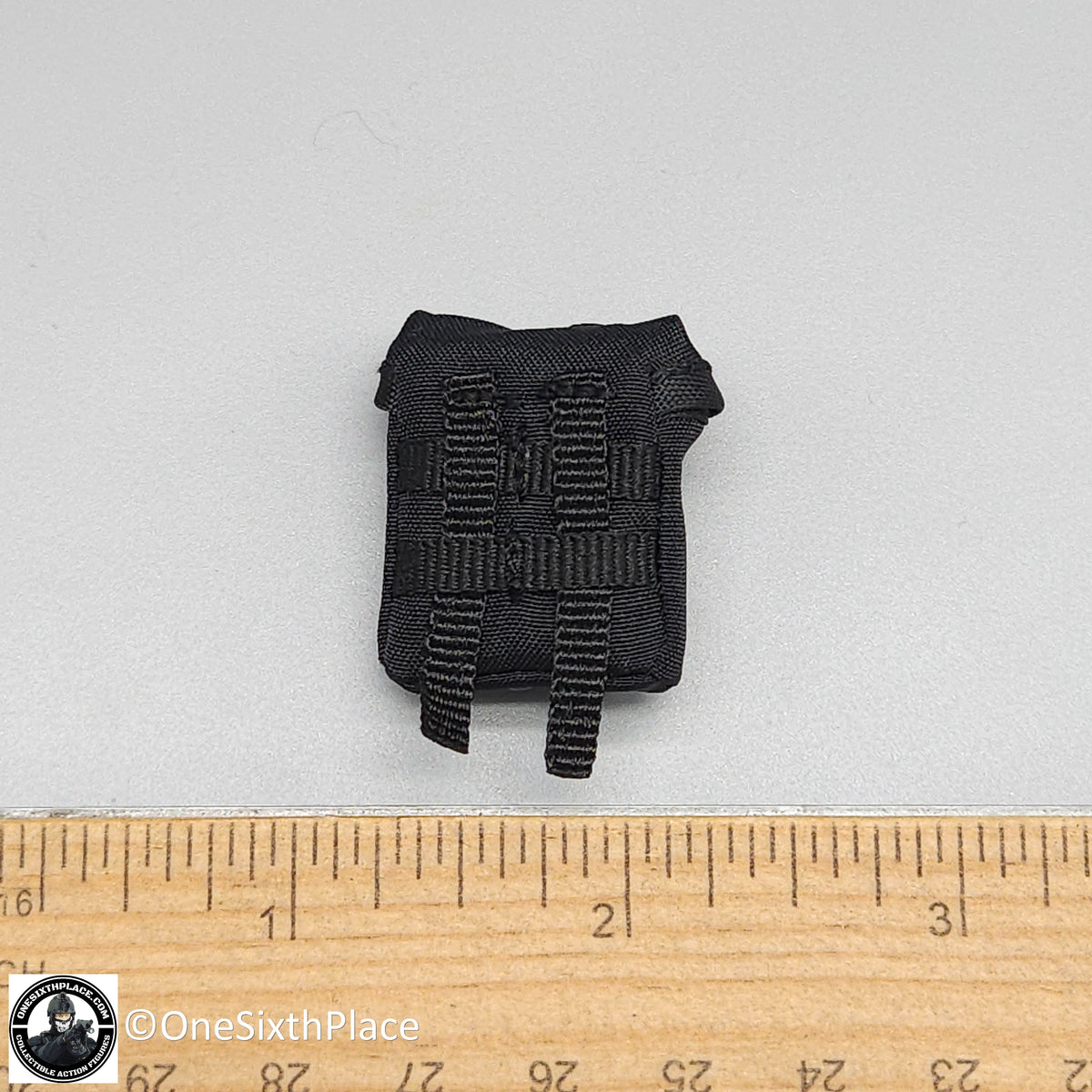 1:6 scale Easy & Simple LAPD SWAT Black GP Utility Pouch for 12" Figures