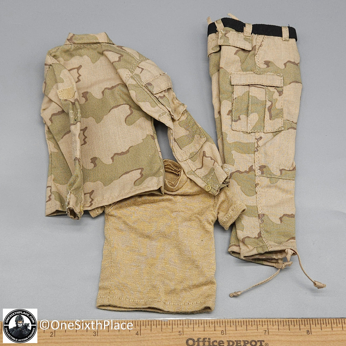 1:6 scale Toy Soldier Delta Force D-Boy Sniper Camo Uniform for 12" Figures