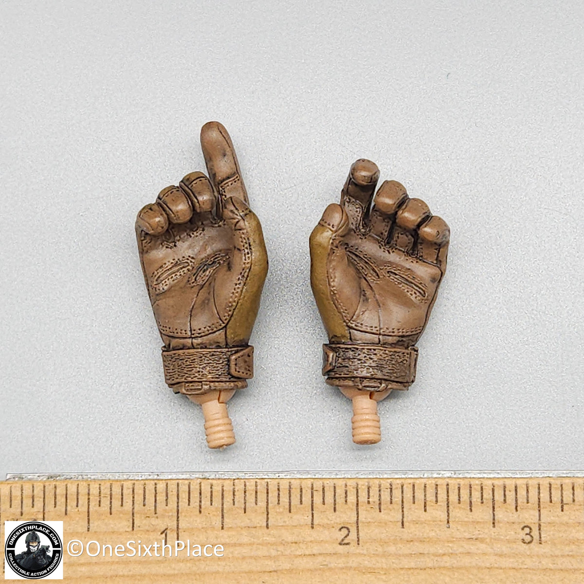 1:6 Hot Toys US Army Special Forces Sniper Gloved Hands for 12" Figures