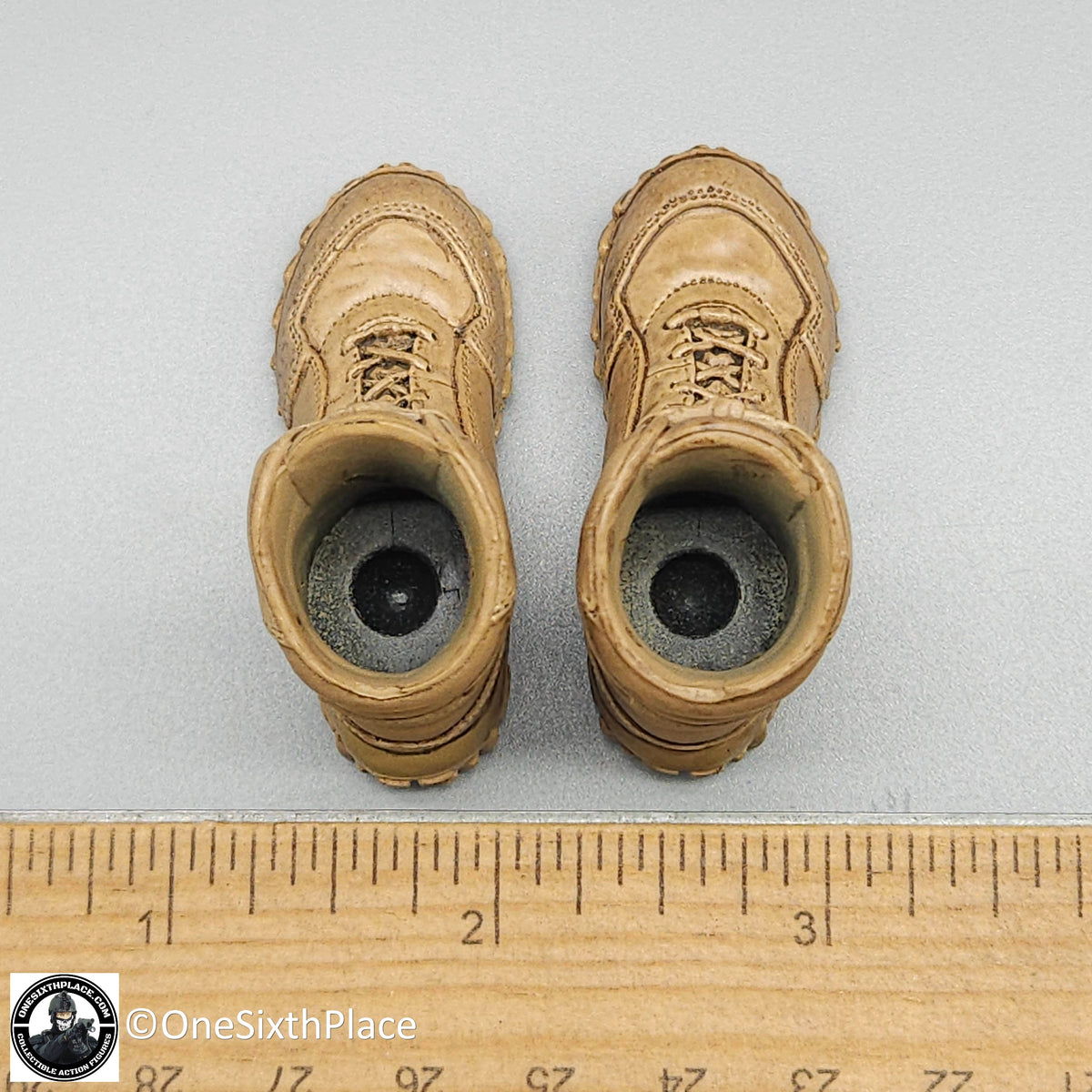 1:6 Hot Toys US Army Special Forces Sniper Tan Oakley Boots for 12" Figures