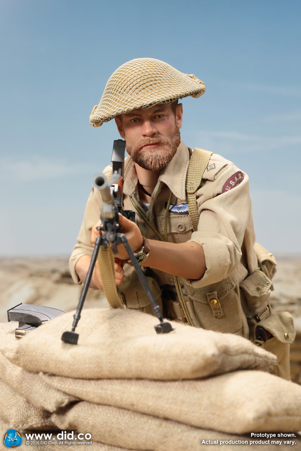 1:6 scale DiD K80197 WWII British SAS Special Forces Colonel Alan 12" Figure  (PREORDER)
