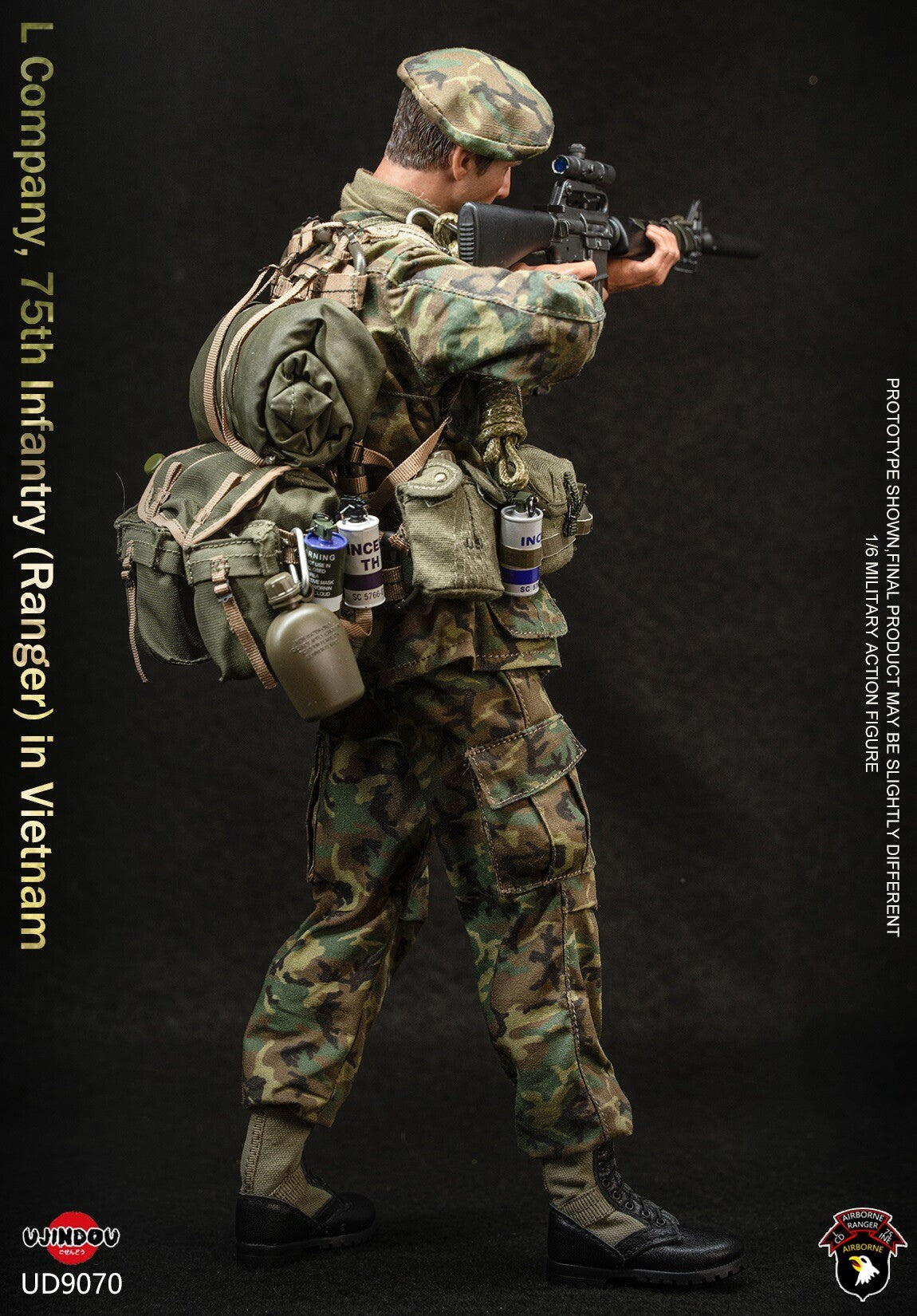 1:6 scale Ujindou UD9070 U.S. ARMY L Company 75th Infantry Ranger in Vietnam 12" Figure (PREORDER)