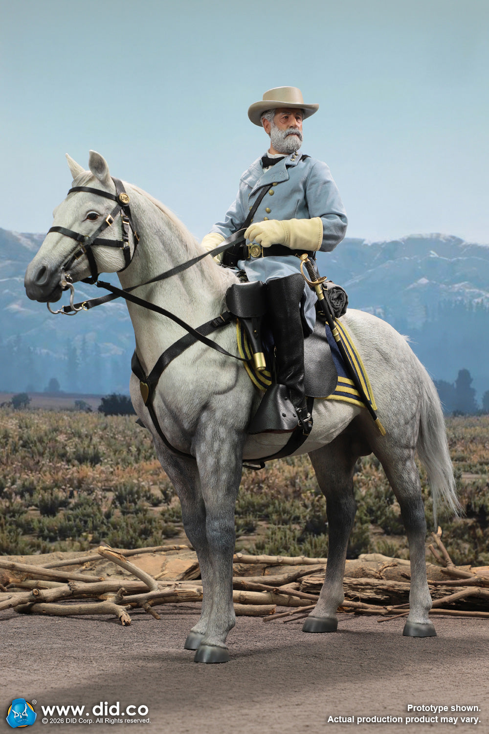 1:6 scale DID NS80198 US Civil War Confederate Army General Robert Edward Lee 12" Figure  (PREORDER)