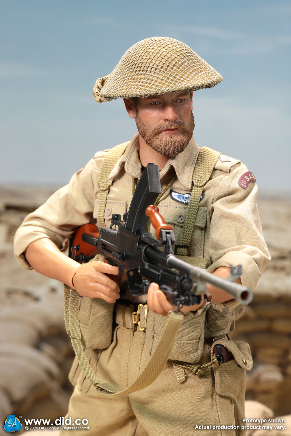 1:6 scale DiD K80197 WWII British SAS Special Forces Colonel Alan 12" Figure  (PREORDER)
