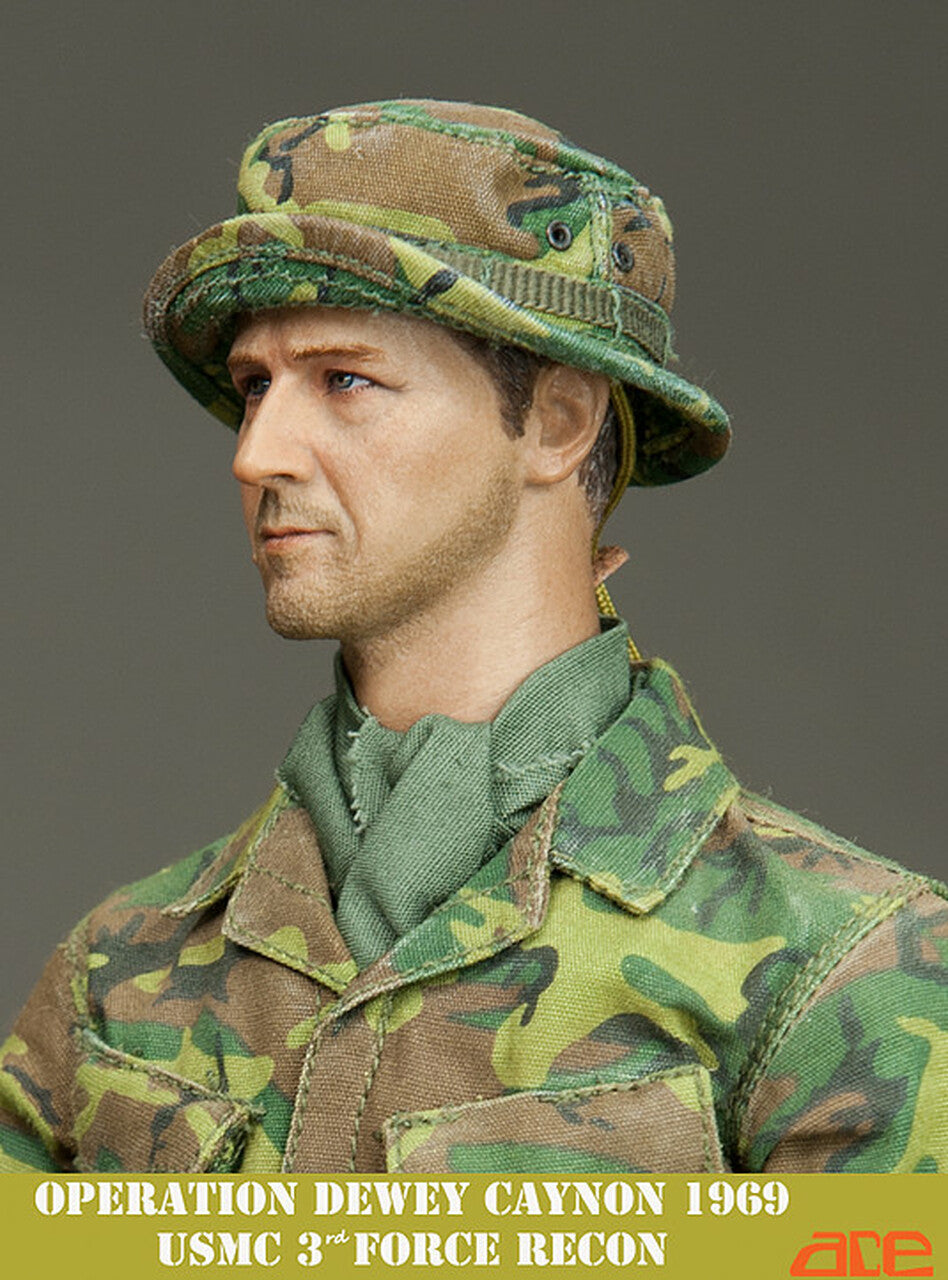 1:6 scale ACE Vietnam USMC Dewey Canyon ERDL Beret Hat for 12" Figures
