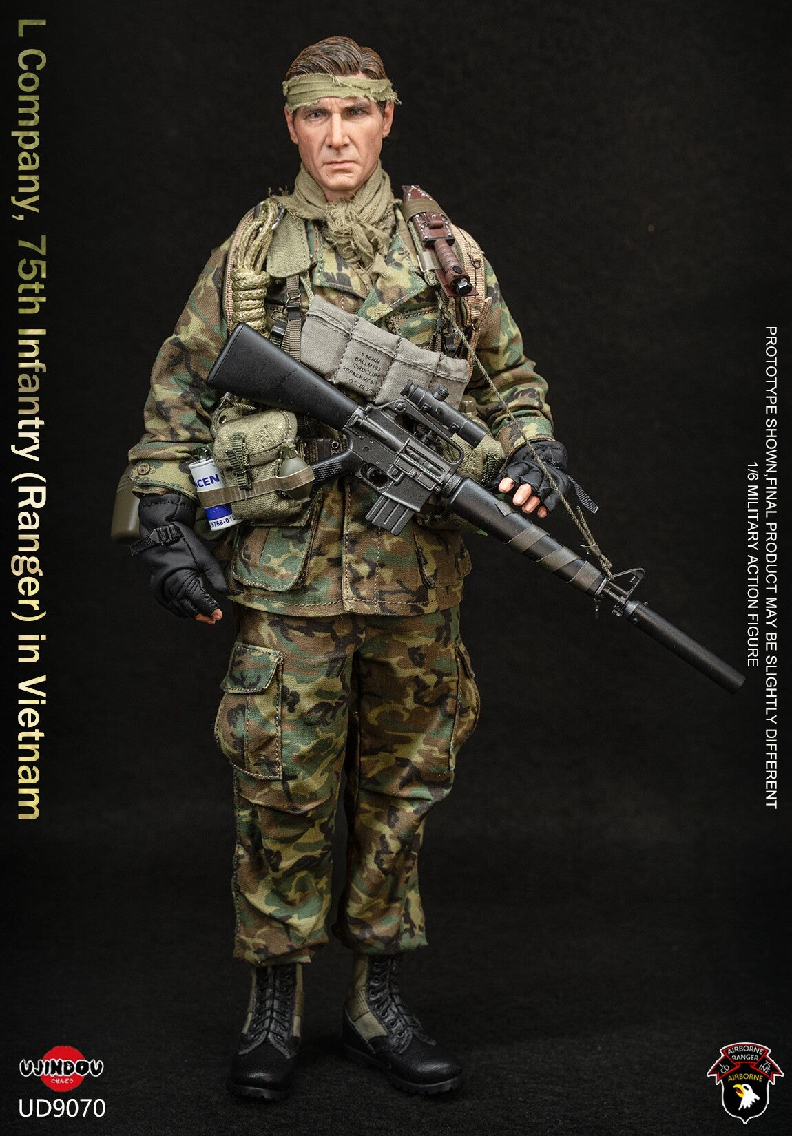 1:6 scale Ujindou UD9070 U.S. ARMY L Company 75th Infantry Ranger in Vietnam 12" Figure (PREORDER)