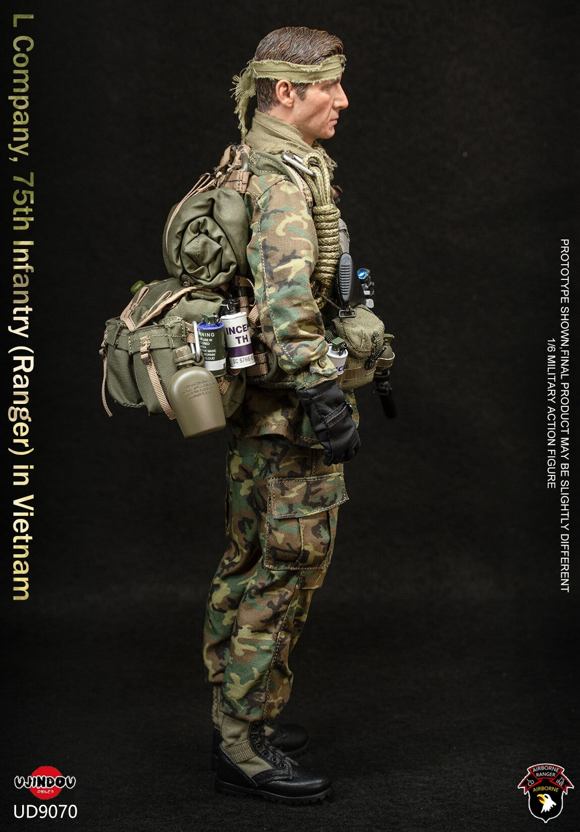 1:6 scale Ujindou UD9070 U.S. ARMY L Company 75th Infantry Ranger in Vietnam 12" Figure (PREORDER)