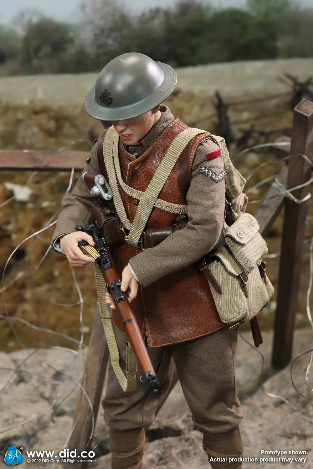 1:6 scale DiD WWI British infantry Lance Corporal Tom 12" Action Figure B11013