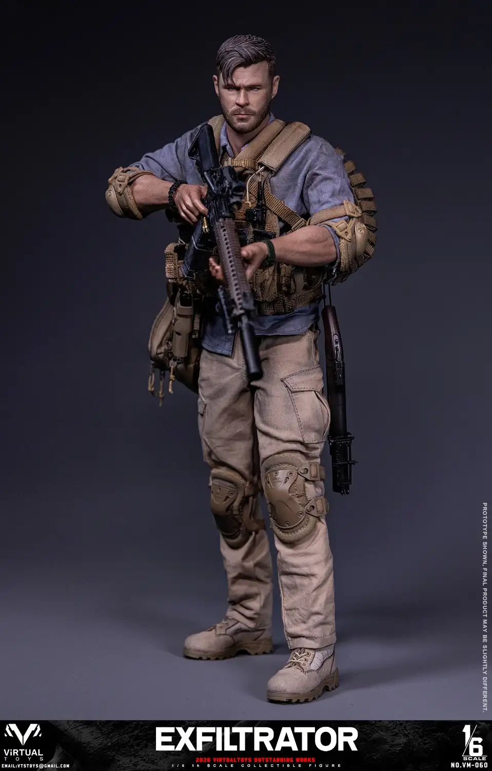 1:6 scale VTS Toys The Exfiltrator 12" Figure VM060 (PREORDER)