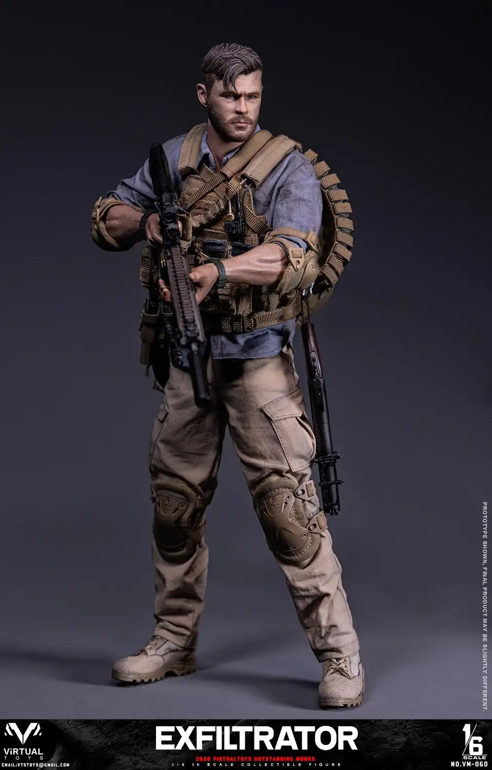 1:6 scale VTS Toys The Exfiltrator 12" Figure VM060 (PREORDER)