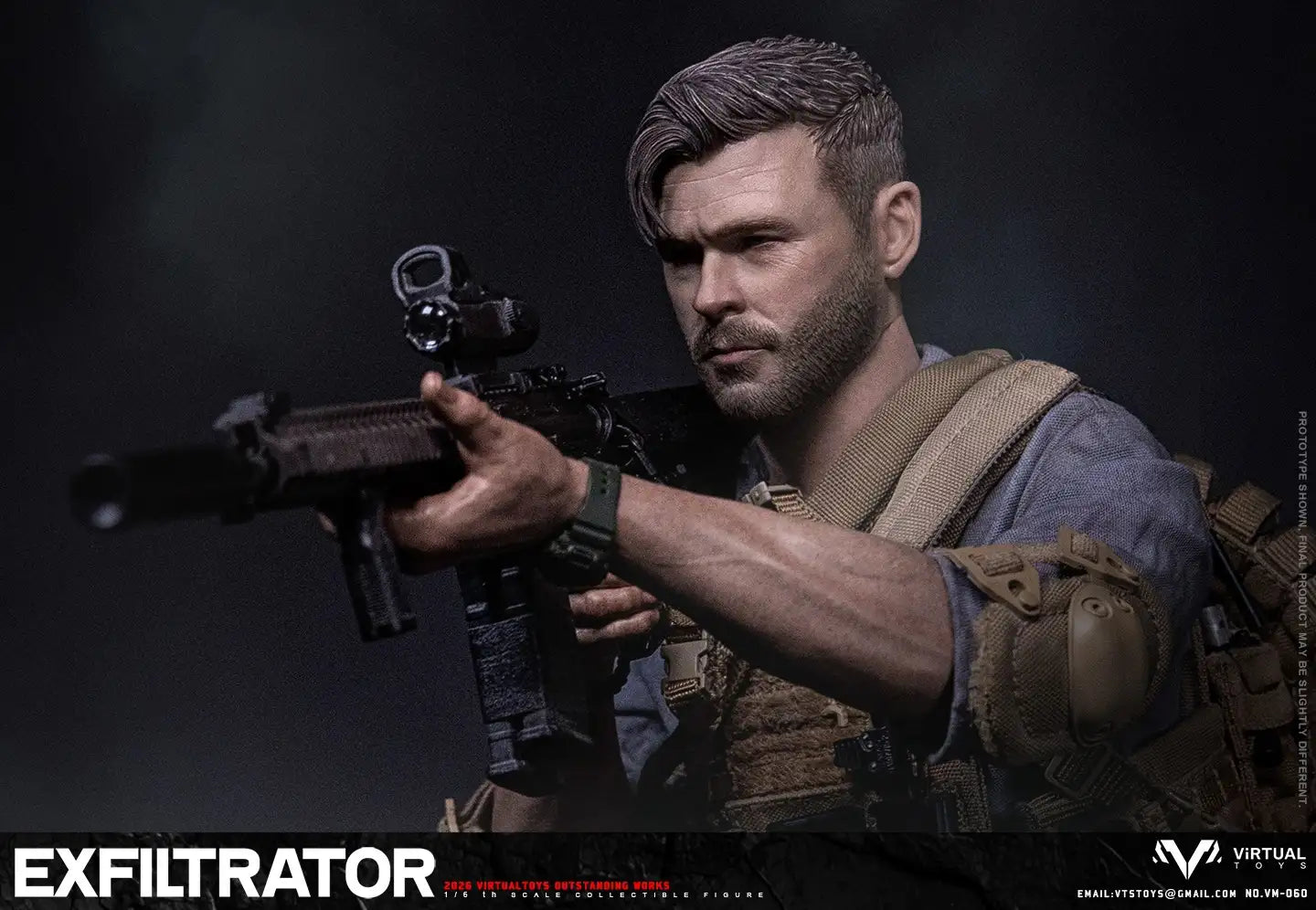 1:6 scale VTS Toys The Exfiltrator 12" Figure VM060 (PREORDER)