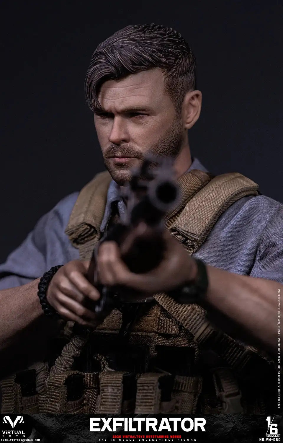 1:6 scale VTS Toys The Exfiltrator 12" Figure VM060 (PREORDER)
