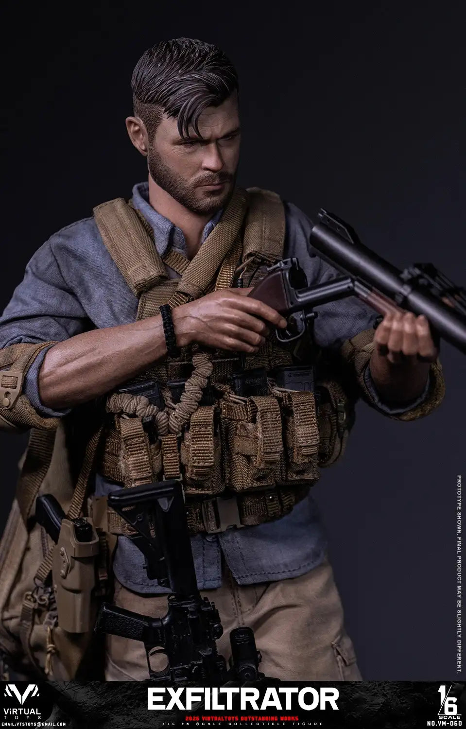 1:6 scale VTS Toys The Exfiltrator 12" Figure VM060 (PREORDER)