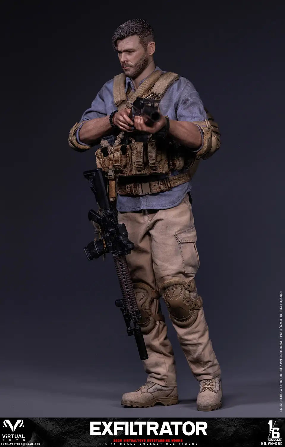 1:6 scale VTS Toys The Exfiltrator 12" Figure VM060 (PREORDER)