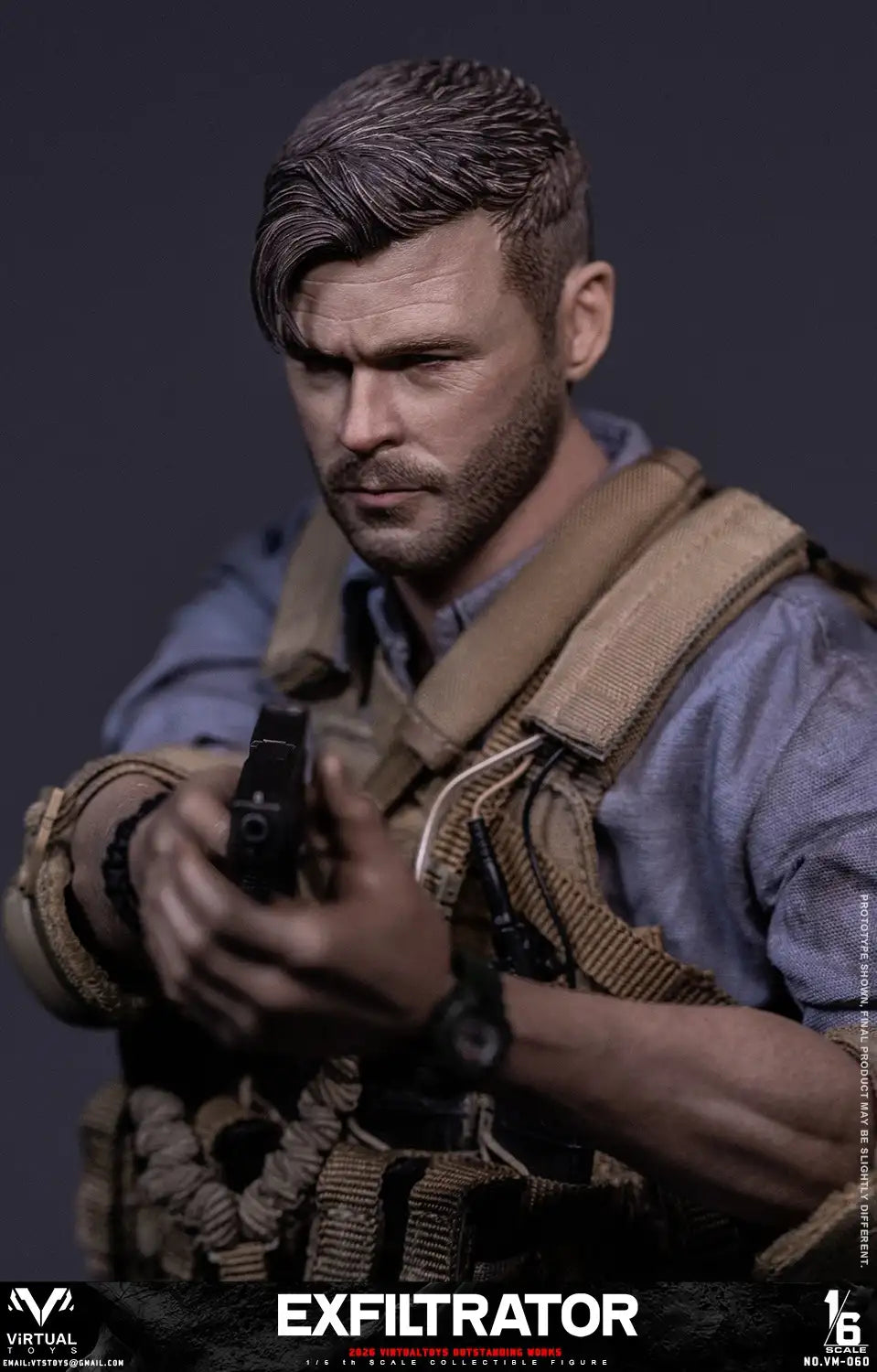 1:6 scale VTS Toys The Exfiltrator 12" Figure VM060 (PREORDER)