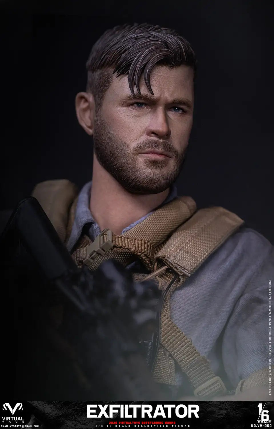 1:6 scale VTS Toys The Exfiltrator 12" Figure VM060 (PREORDER)