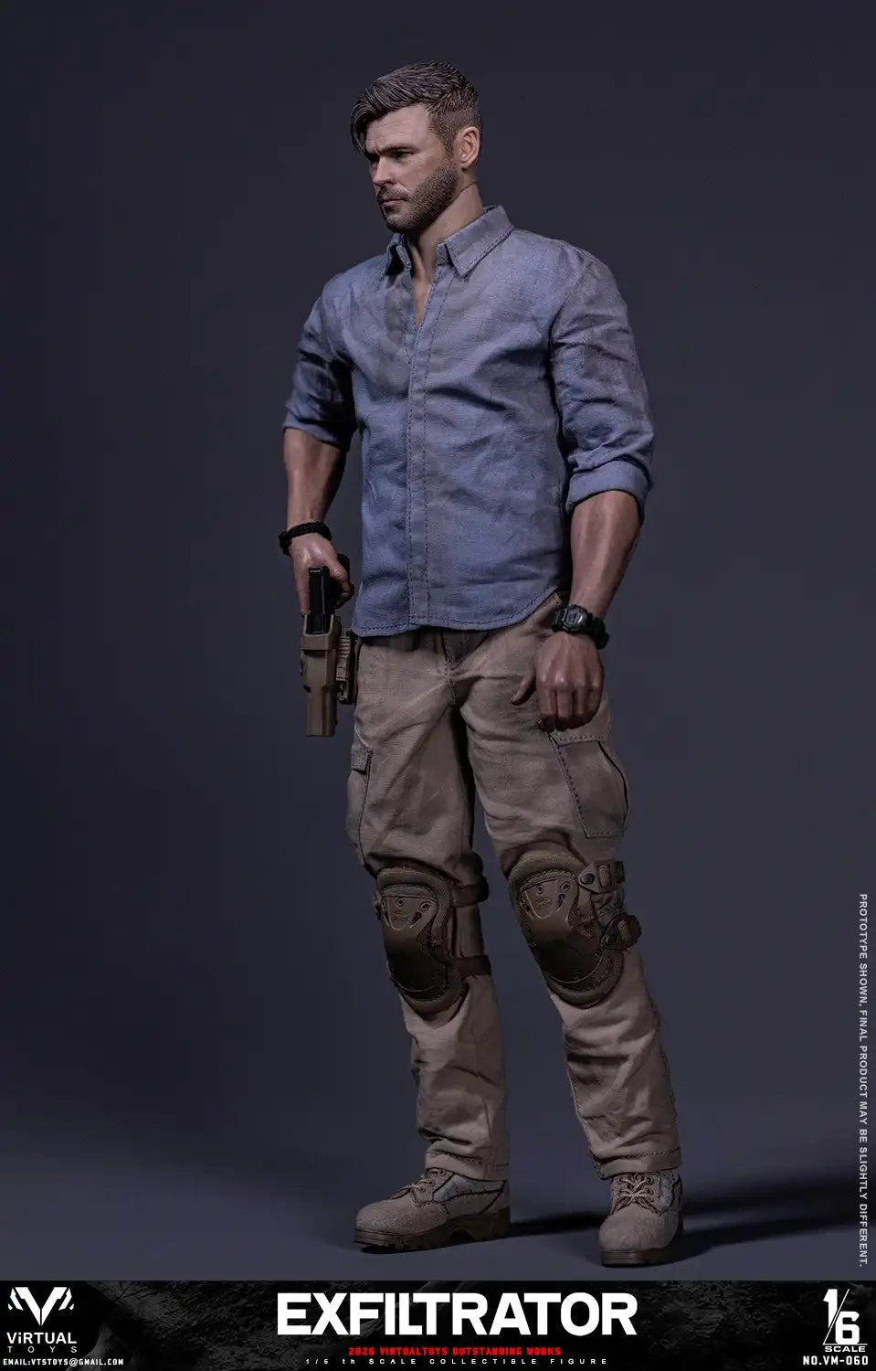 1:6 scale VTS Toys The Exfiltrator 12" Figure VM060 (PREORDER)