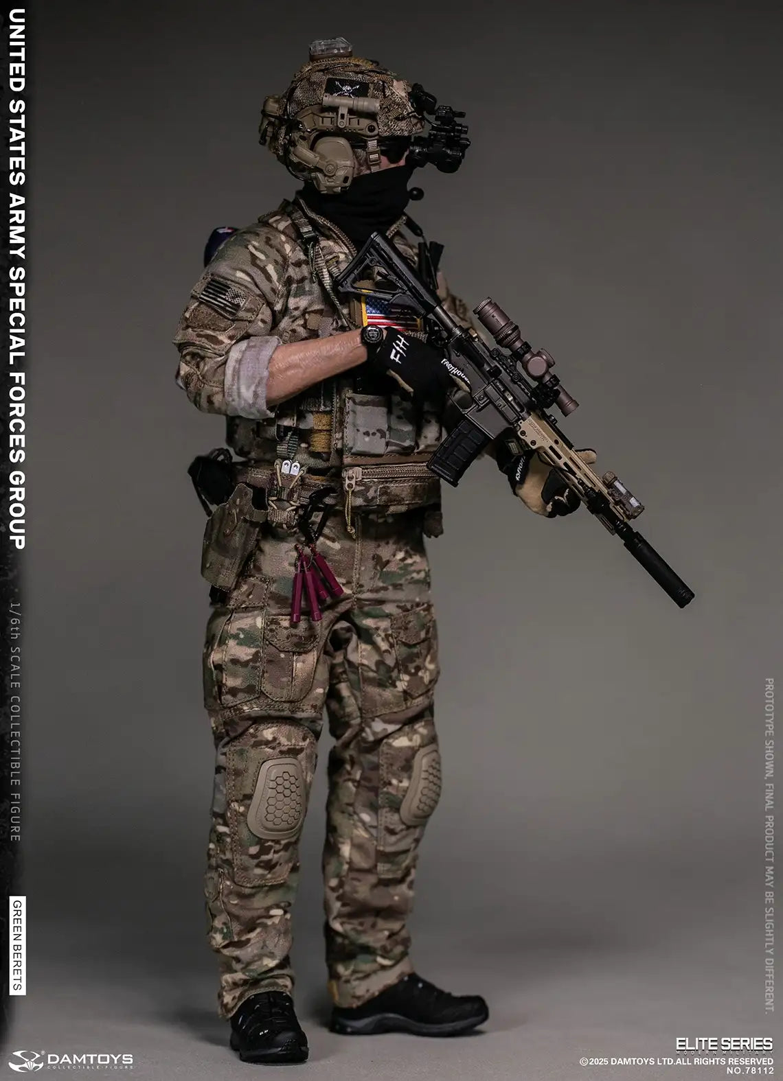 1:6 scale DAMTOYS US Special Forces Green Berets 78112 (PREORDER)