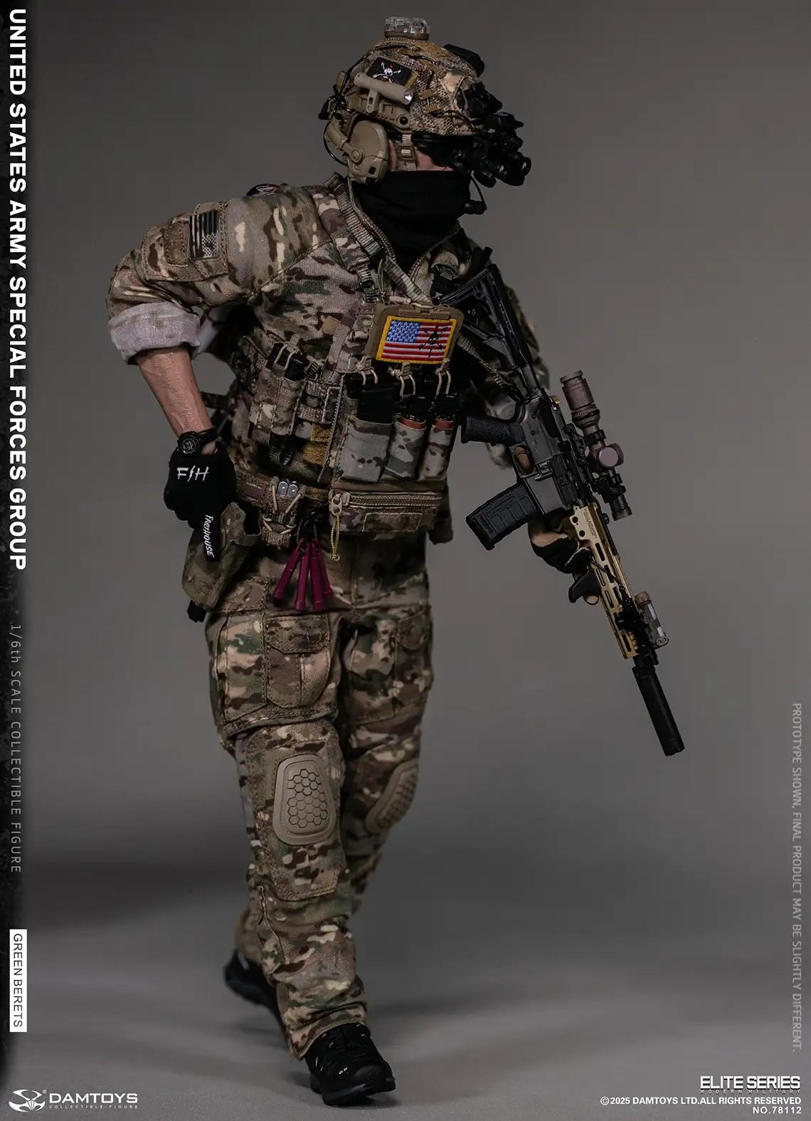 1:6 scale DAMTOYS US Special Forces Green Berets 78112 (PREORDER)