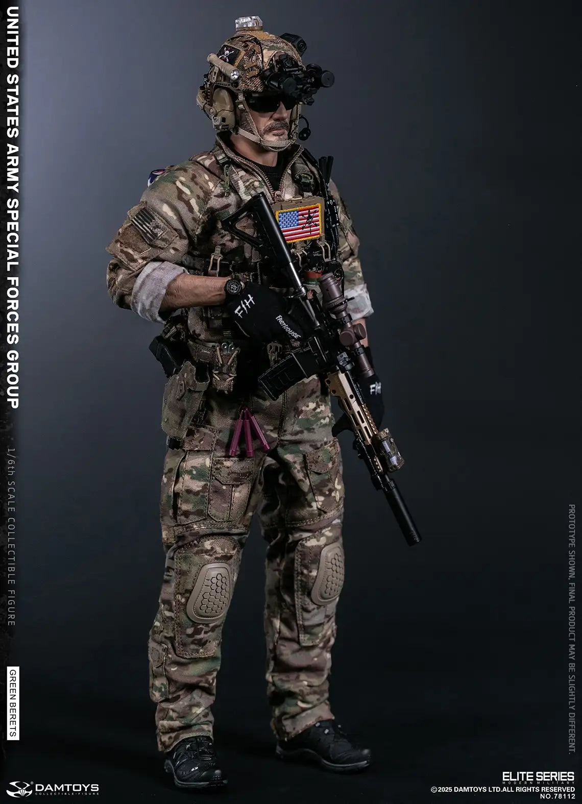 1:6 scale DAMTOYS US Special Forces Green Berets 78112 (PREORDER)