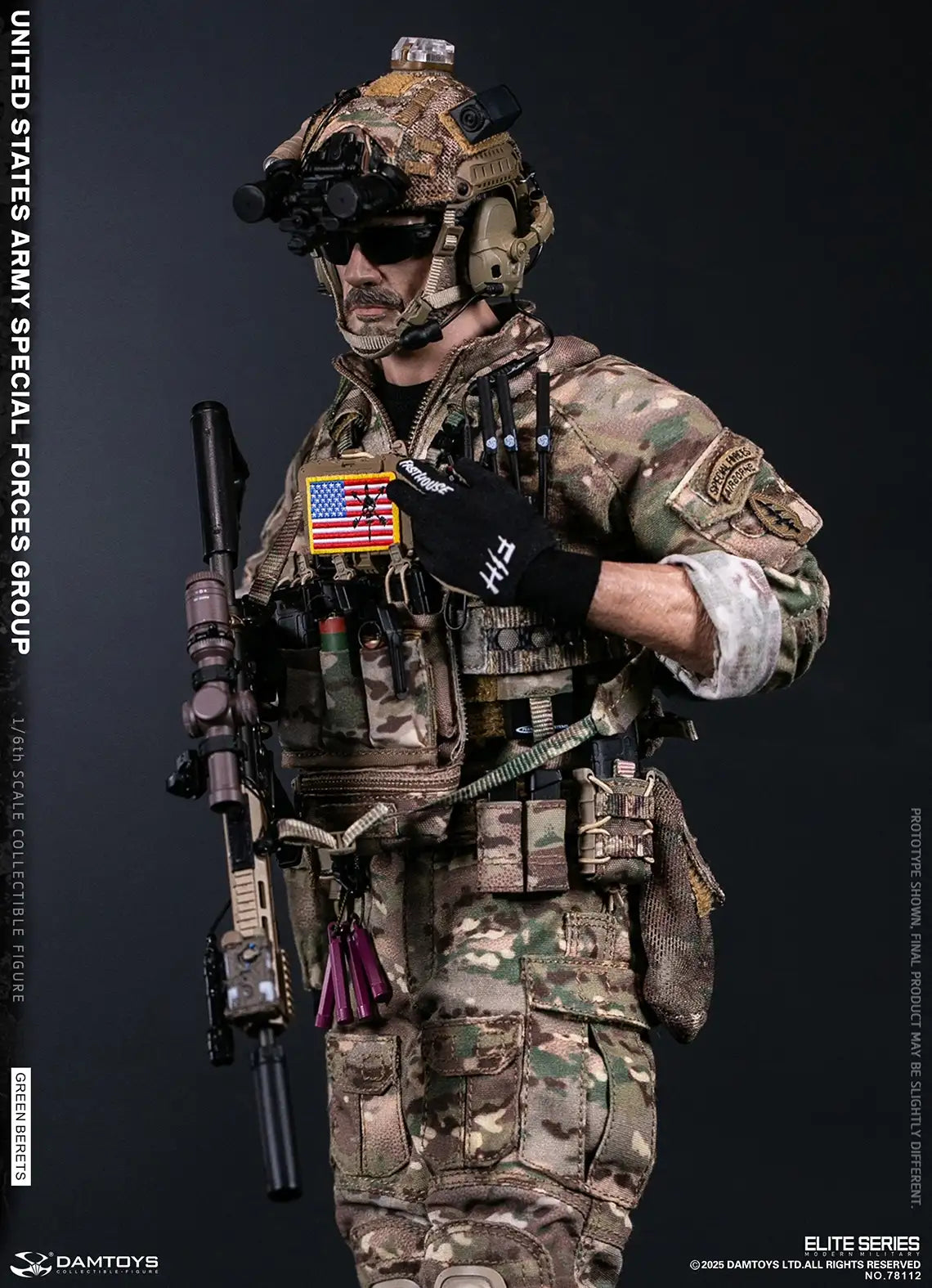 1:6 scale DAMTOYS US Special Forces Green Berets 78112 (PREORDER)