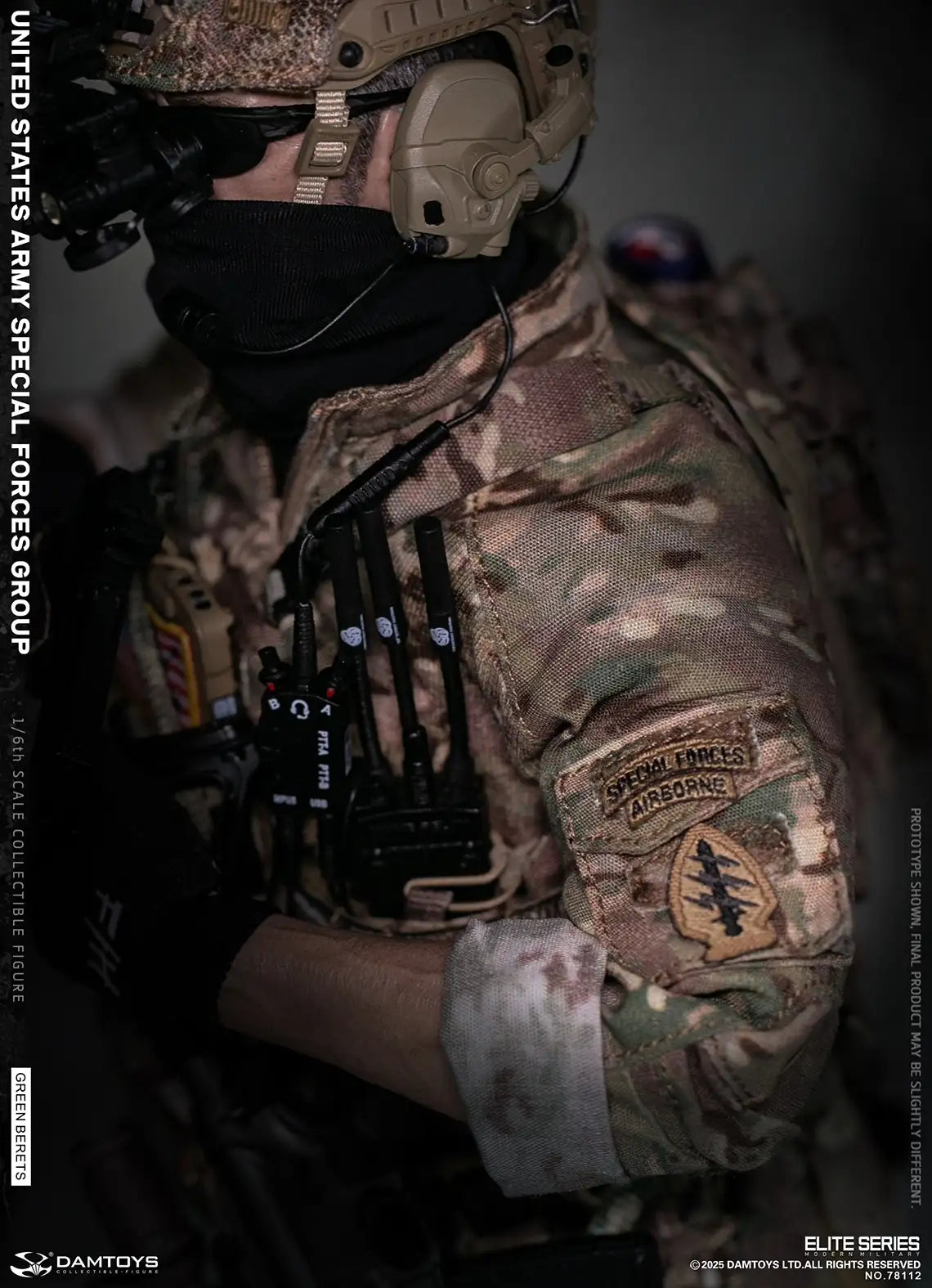 1:6 scale DAMTOYS US Special Forces Green Berets 78112 (PREORDER)