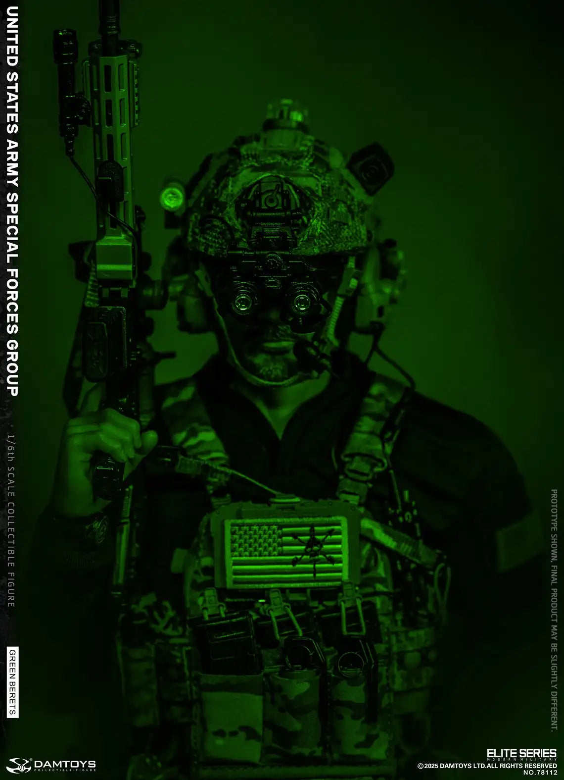 1:6 scale DAMTOYS US Special Forces Green Berets 78112 (PREORDER)