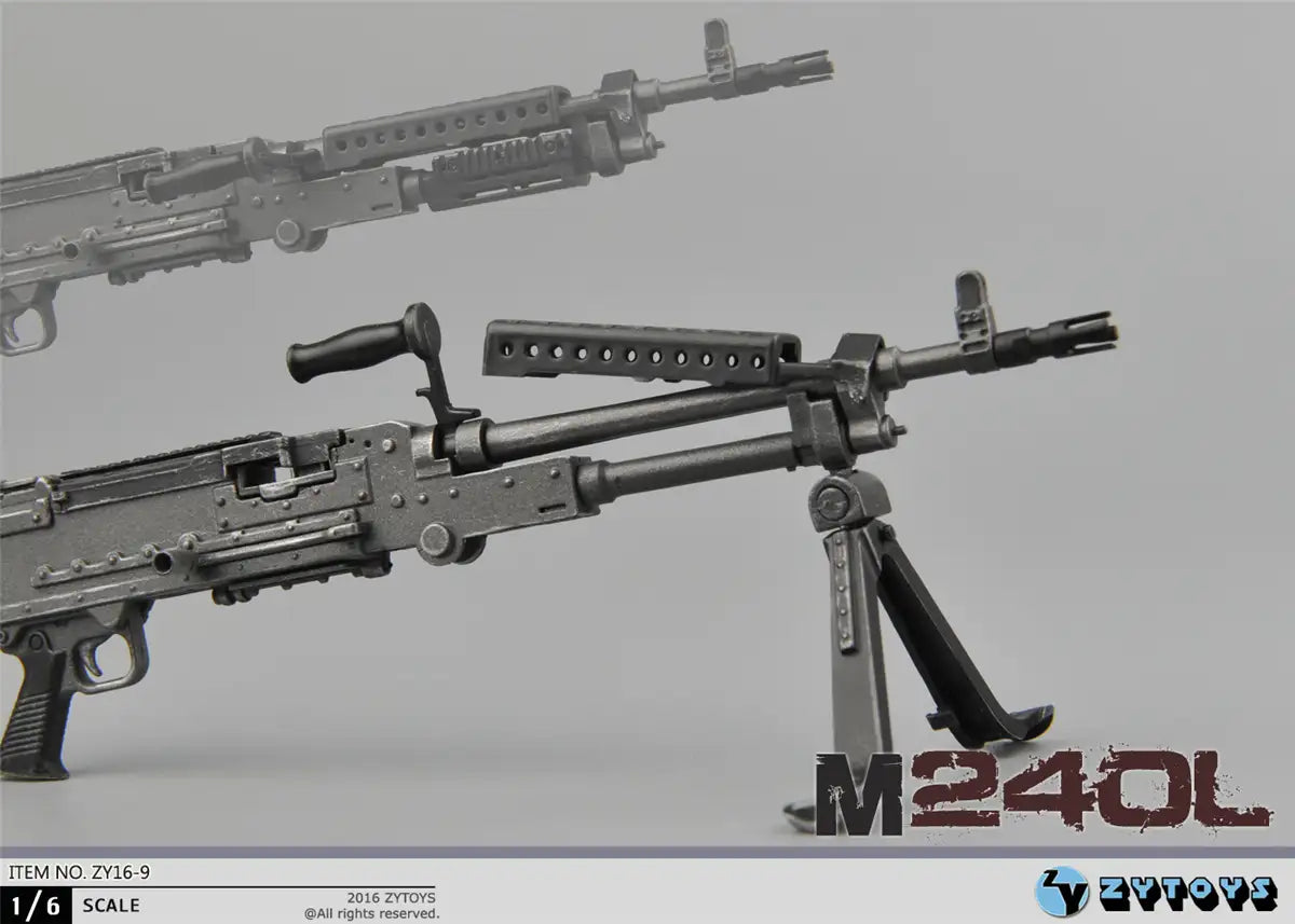 1:6 scale ZY Toys M240L Heavy Machine Gun Weapon Set for 12" Figures ZY16-9