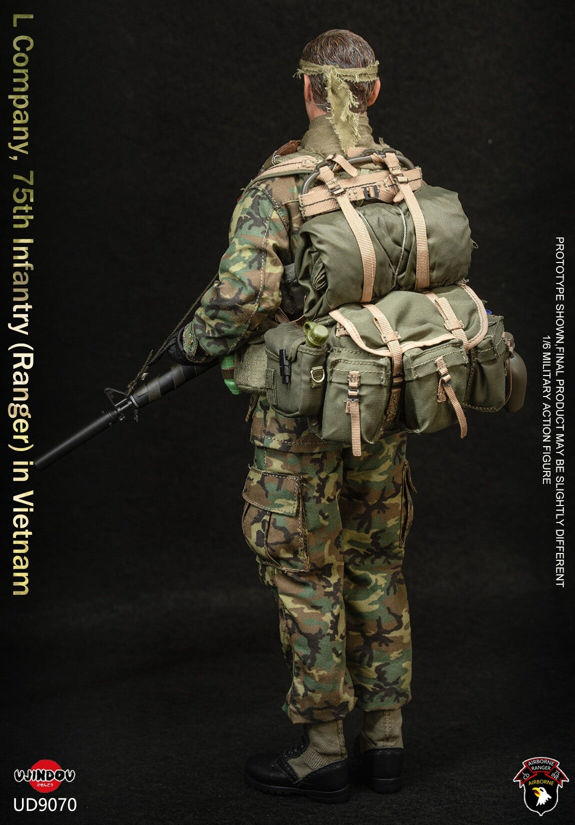 1:6 scale Ujindou UD9070 U.S. ARMY L Company 75th Infantry Ranger in Vietnam 12" Figure (PREORDER)